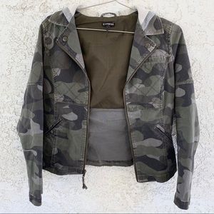 Express Camo Jacket with Hood